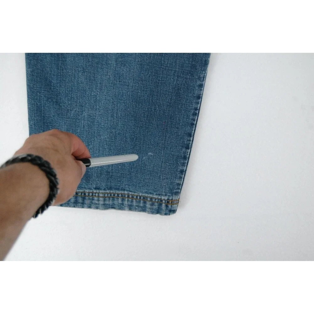 Vintage Y2K Old‎ Navy Painters Jeans Mens 36x32 Blue Medium Wash Relaxed Baggy